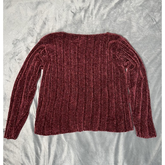 JONES NEW YORK women's wine color Pullover Sweater soft size P - Picture 8 of 8